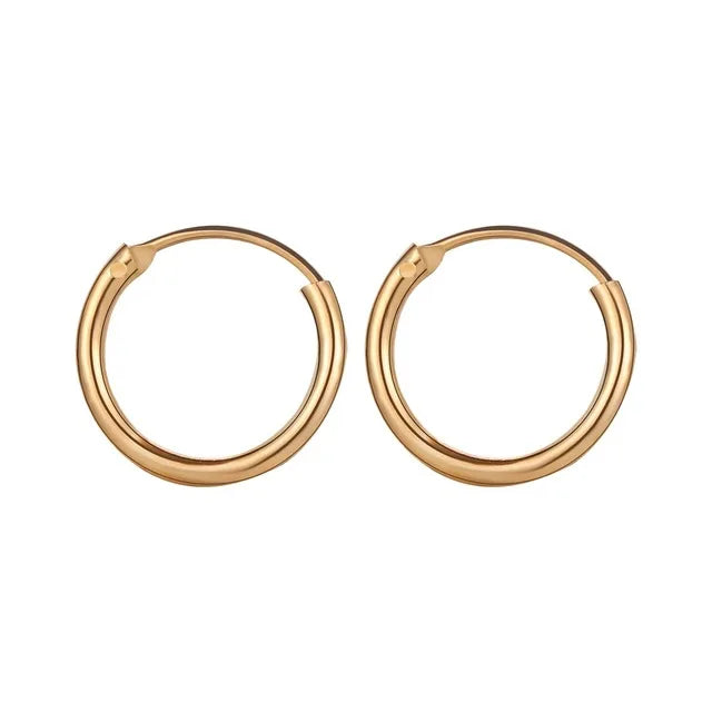 Enamel Shine Hoops