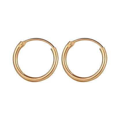 Enamel Shine Hoops